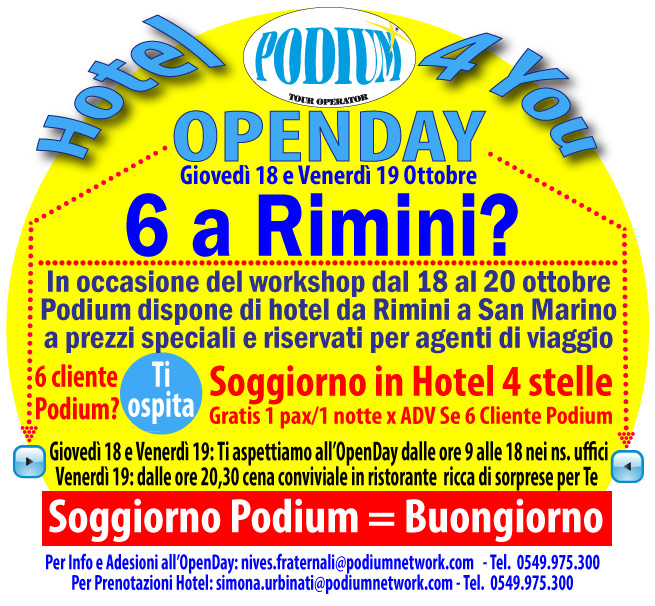 Openday - Giovedì 18 e Venerdì 19 Ottobre 2012